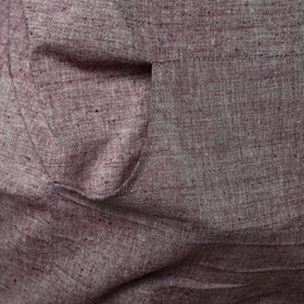 Grey - jhiri handloom cotton apron with pocket 14