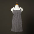 Grey - jhiri handloom cotton apron with pocket 33