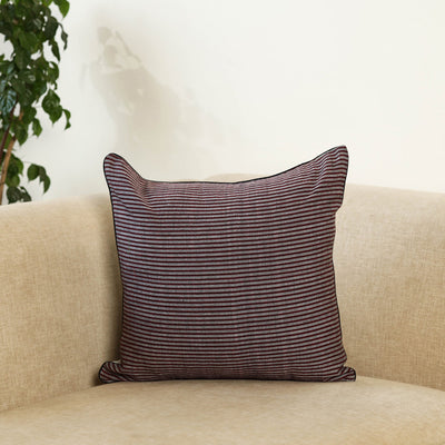 Grey Jhiri Handloom Cotton Cushion Cover