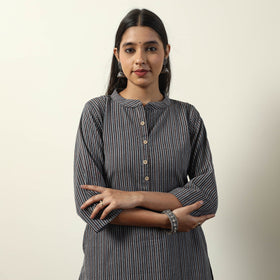 Buy  Jhiri Handloom Cotton Straight Long Kurta Online l iTokri.com