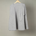 Buy Grey Jhiri Handloom Cotton Wrap Around Plain Skirt 