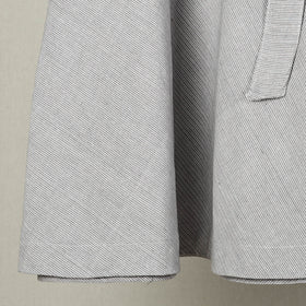 Buy Grey Jhiri Handloom Cotton Wrap Around Plain Skirt 