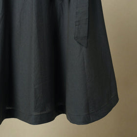 Grey - jhiri handloom plain cotton wrap around skirt 18