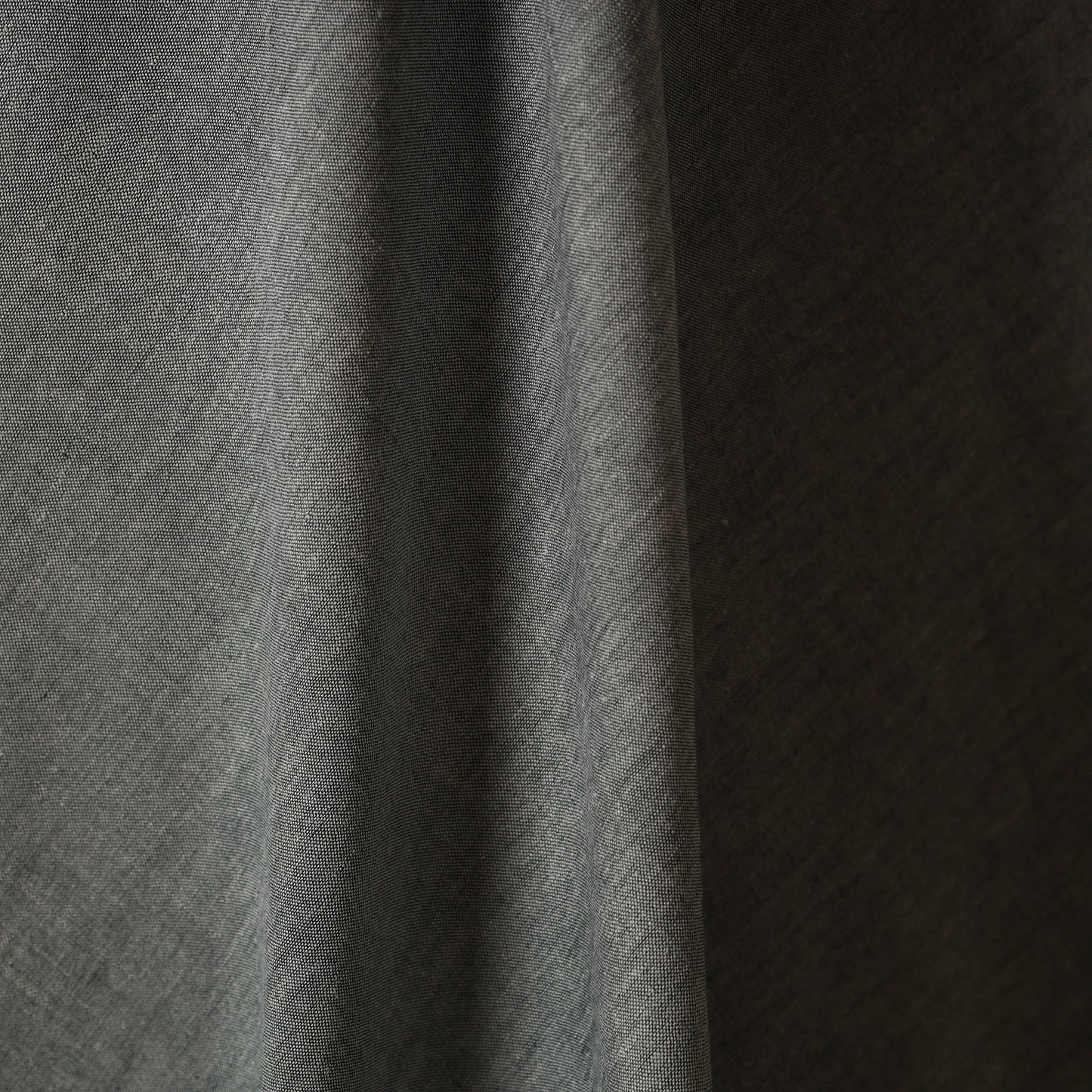 Grey - jhiri pure handloom cotton fabric 17 - handcrafted