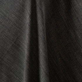Grey - jhiri pure handloom cotton fabric 20 - handcrafted