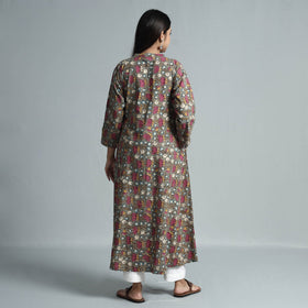  Kalamkari Printed Cotton Kurta For Women
