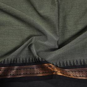 Kanchipuram cotton blouse piece 48 - handcrafted