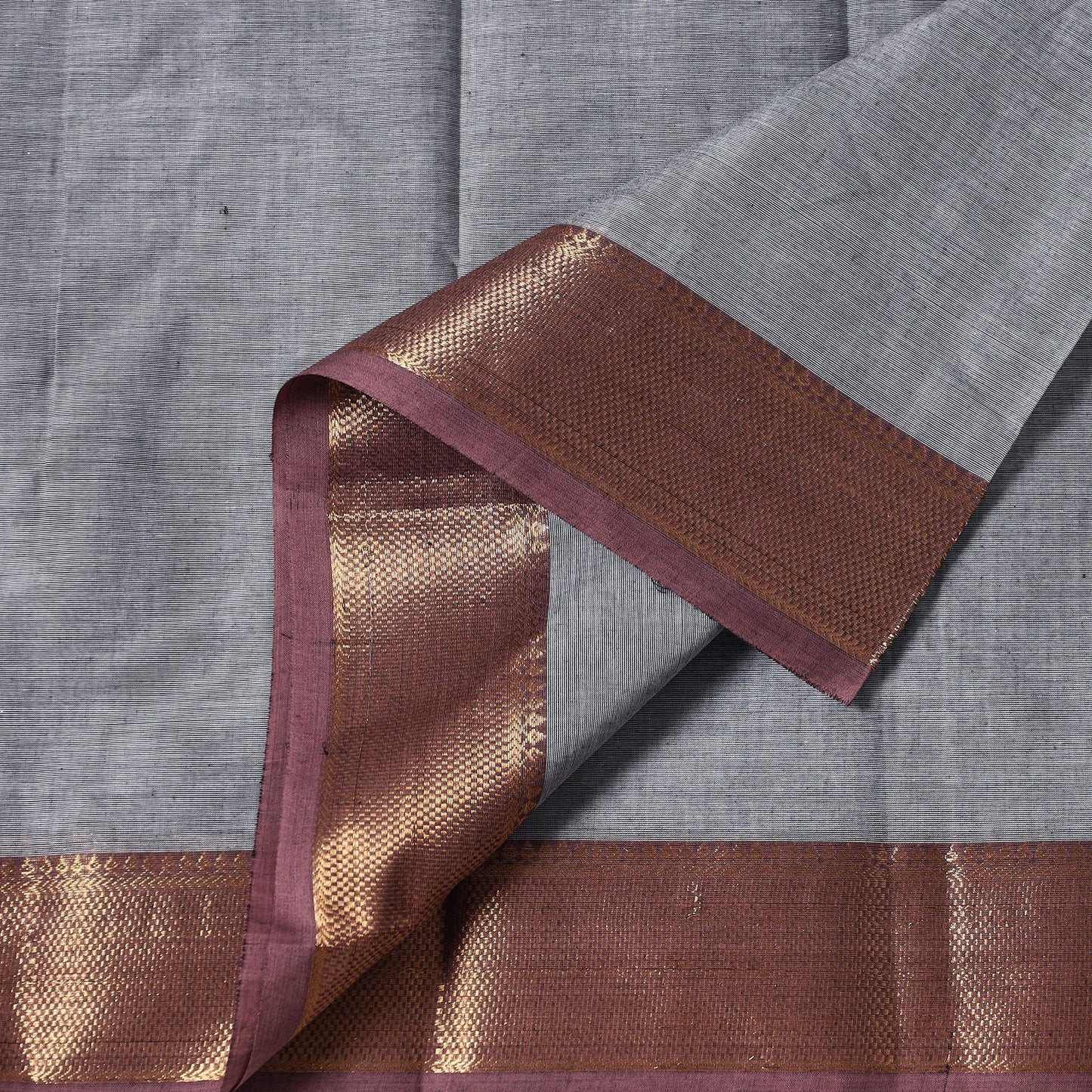  Kanchipuram Cotton Fabric with Zari Border 23 
