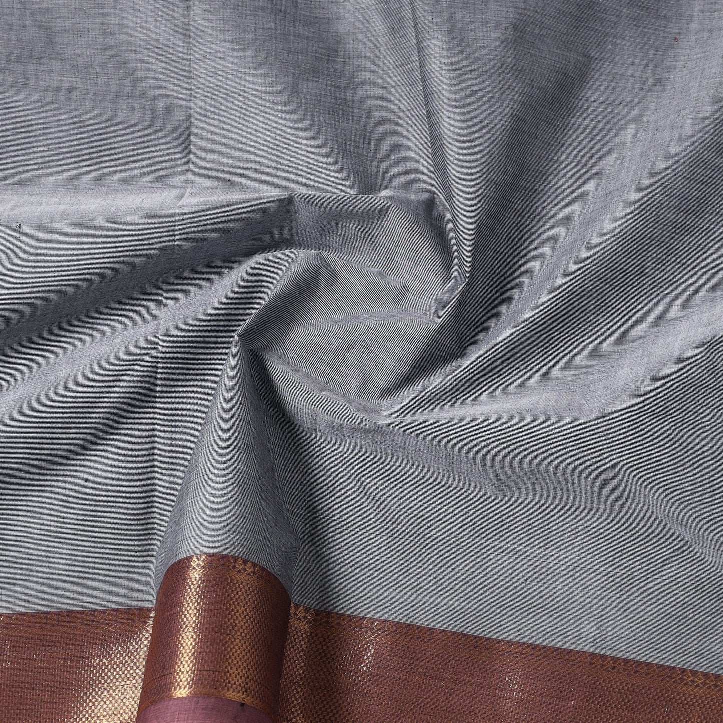  Kanchipuram Cotton Fabric with Zari Border 23 