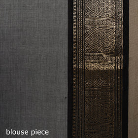 Grey - kandangi buti chettinad cotton saree with border 06