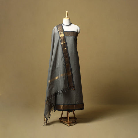 Kandangi chettinad cotton 2pc unstitched dress material 07