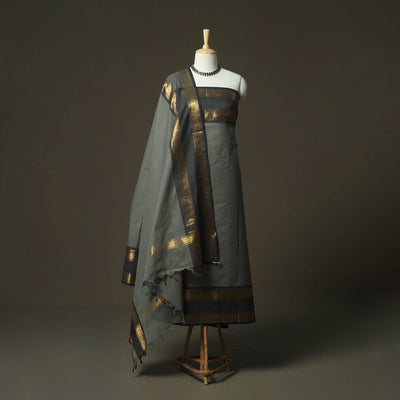 Kandangi chettinad cotton 2pc unstitched dress material 31