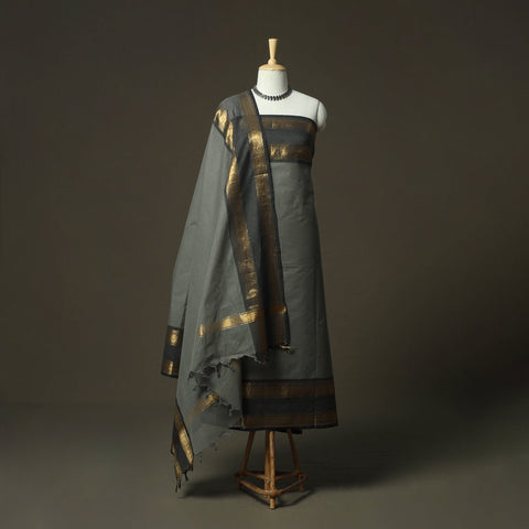 Kandangi chettinad cotton 2pc unstitched dress material 31