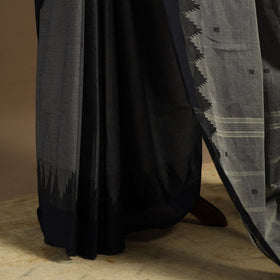 Grey Kandangi Chettinad Cotton Saree with Border