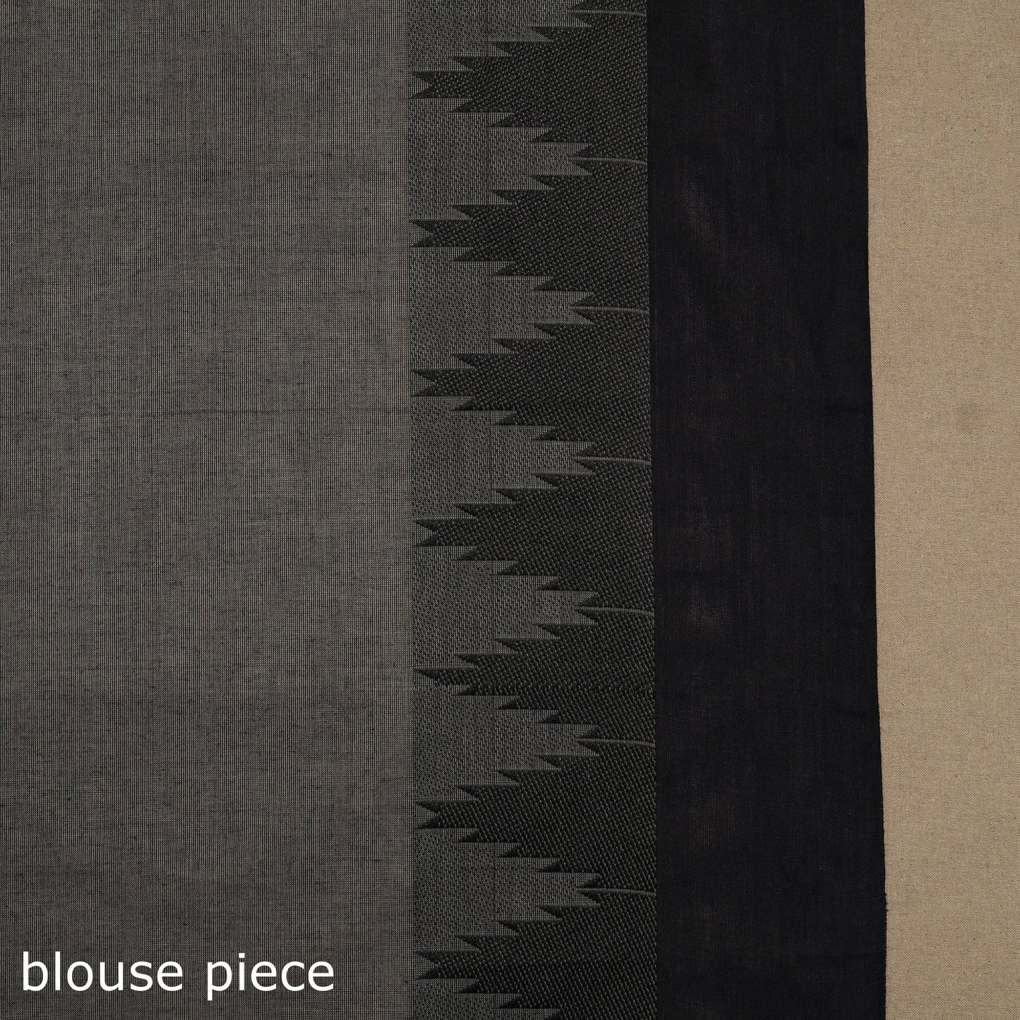 Grey Kandangi Chettinad Cotton Saree with Border