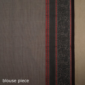 Grey Kandangi Chettinad Cotton Saree with Border