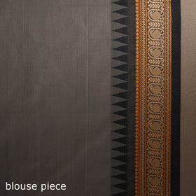 Grey - kandangi chettinad cotton saree with border 67