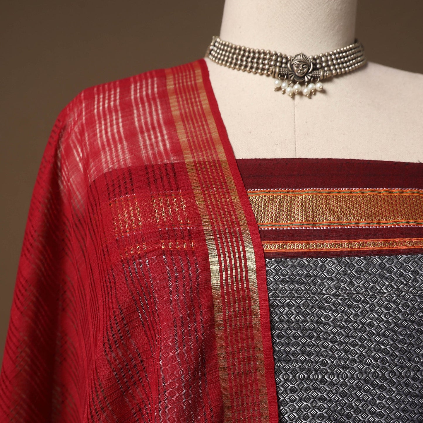Karnataka khun mercerised cotton 3pc unstitched dress