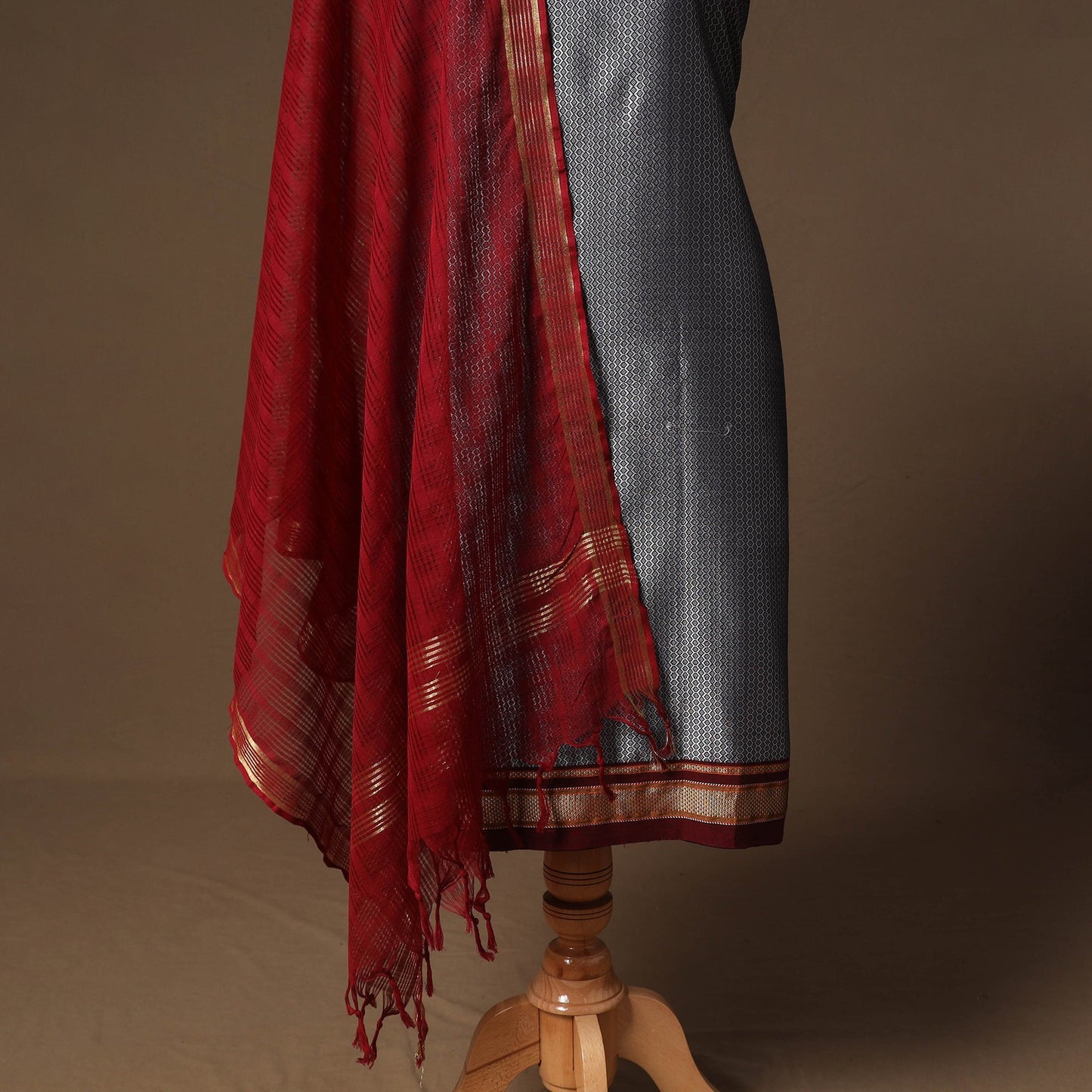 Karnataka khun mercerised cotton 3pc unstitched dress