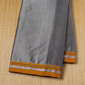 Grey Karnataka Weave Cotton Khun Fabric