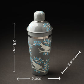  Floral Handpainted Enamelware Stainless Steel Bottle 