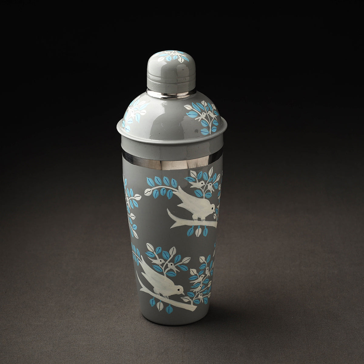  Floral Handpainted Enamelware Stainless Steel Bottle 