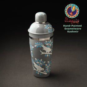  Floral Handpainted Enamelware Stainless Steel Bottle 