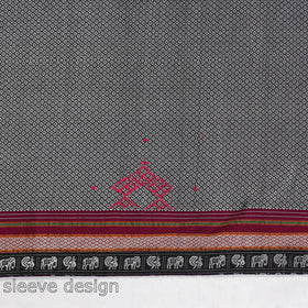 Buy Kasuti Embroidery Unstitched Khun Silk Cotton Blouse Piece 