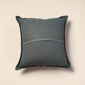 Buy Grey Khambadiya Patchwork Cotton Cushion Cover