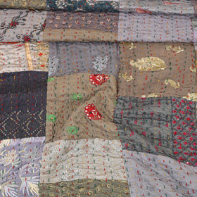 Khambadiya tagai patchwork quilt / gudri / blanket (108 x