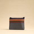 Blue Khun Fabric Quilted Cotton Utility Pouch
