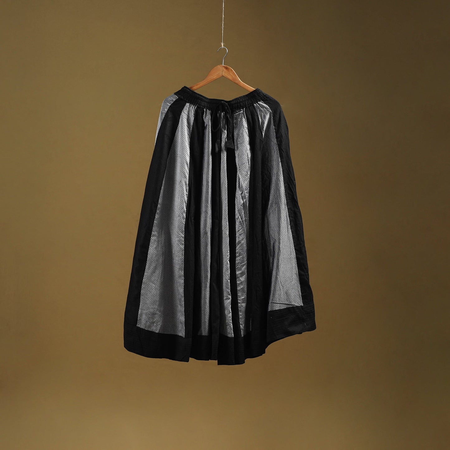 Khun patchwork 24 kali cotton long skirt 33 - handcrafted