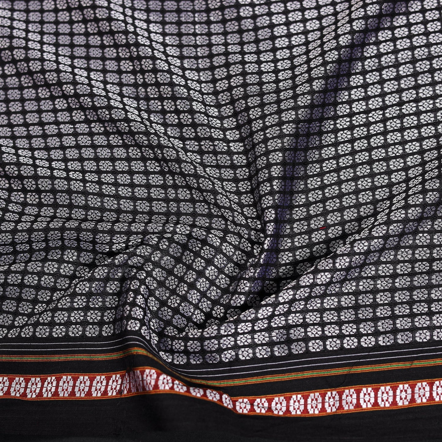 Khun weave cotton blouse piece 01 - handcrafted