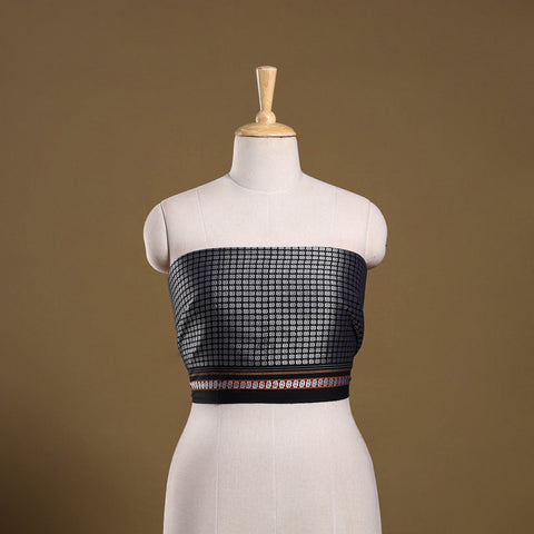 Khun weave cotton blouse piece 01 - handcrafted