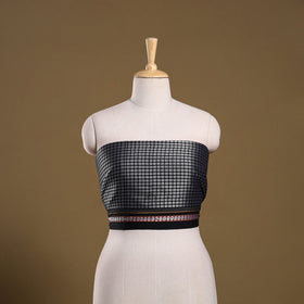 Khun weave cotton blouse piece 01 - handcrafted