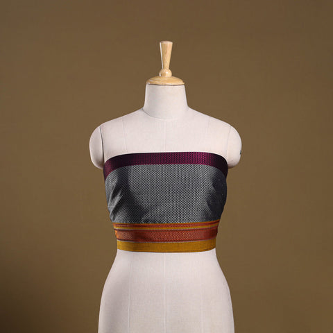 Khun weave cotton blouse piece 09 - handcrafted