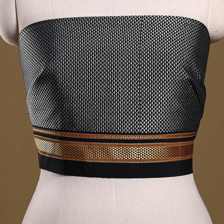 Khun weave cotton blouse piece 10 - handcrafted