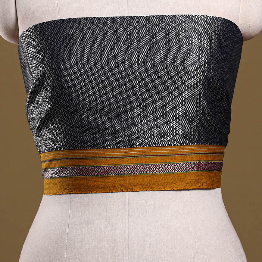 Khun weave cotton blouse piece 43 - handcrafted