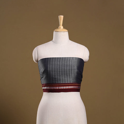 Khun weave cotton blouse piece 44 - handcrafted