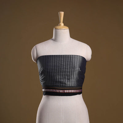 Khun weave cotton blouse piece 56 - handcrafted