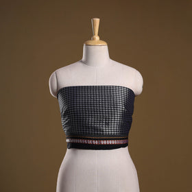 Khun weave cotton blouse piece 56 - handcrafted