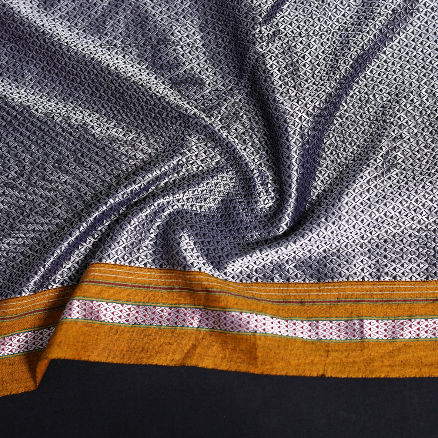 Khun weave cotton blouse piece 66 - handcrafted