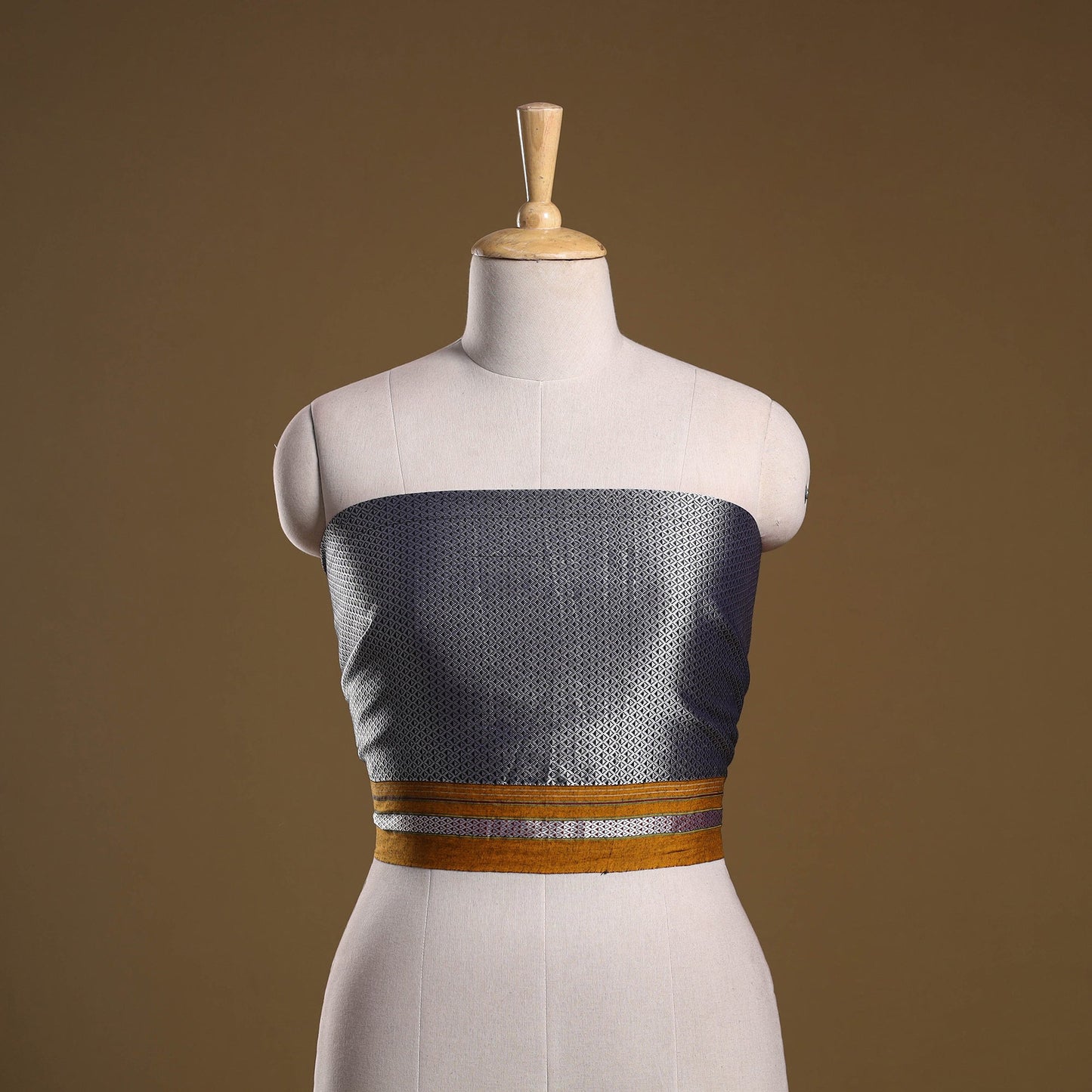 Khun weave cotton blouse piece 66 - handcrafted