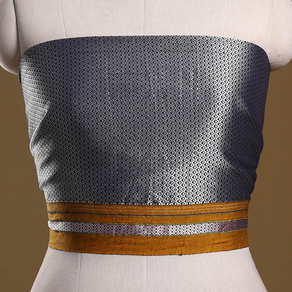 Khun weave cotton blouse piece 66 - handcrafted