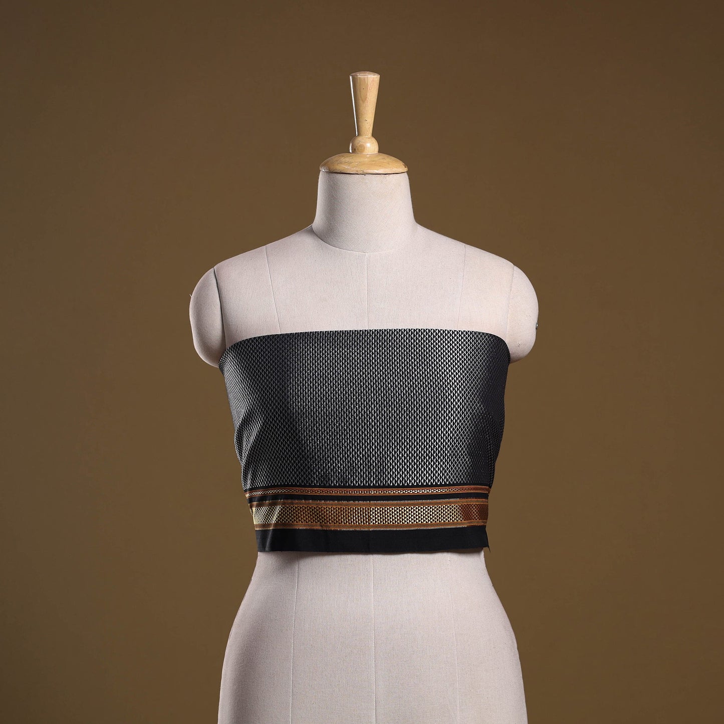 Khun weave cotton blouse piece 71 - handcrafted