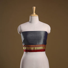 Khun weave cotton blouse piece 74 - handcrafted