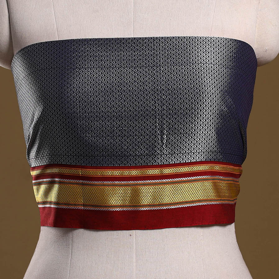 Khun weave cotton blouse piece 74 - handcrafted