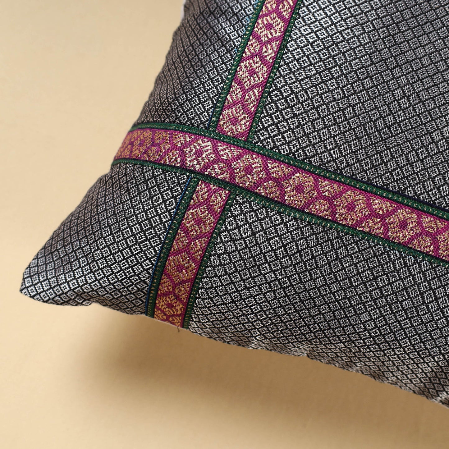 Buy Khun Weave Cotton Cushion Cover (16 x 16 in) Online at iTokri.com