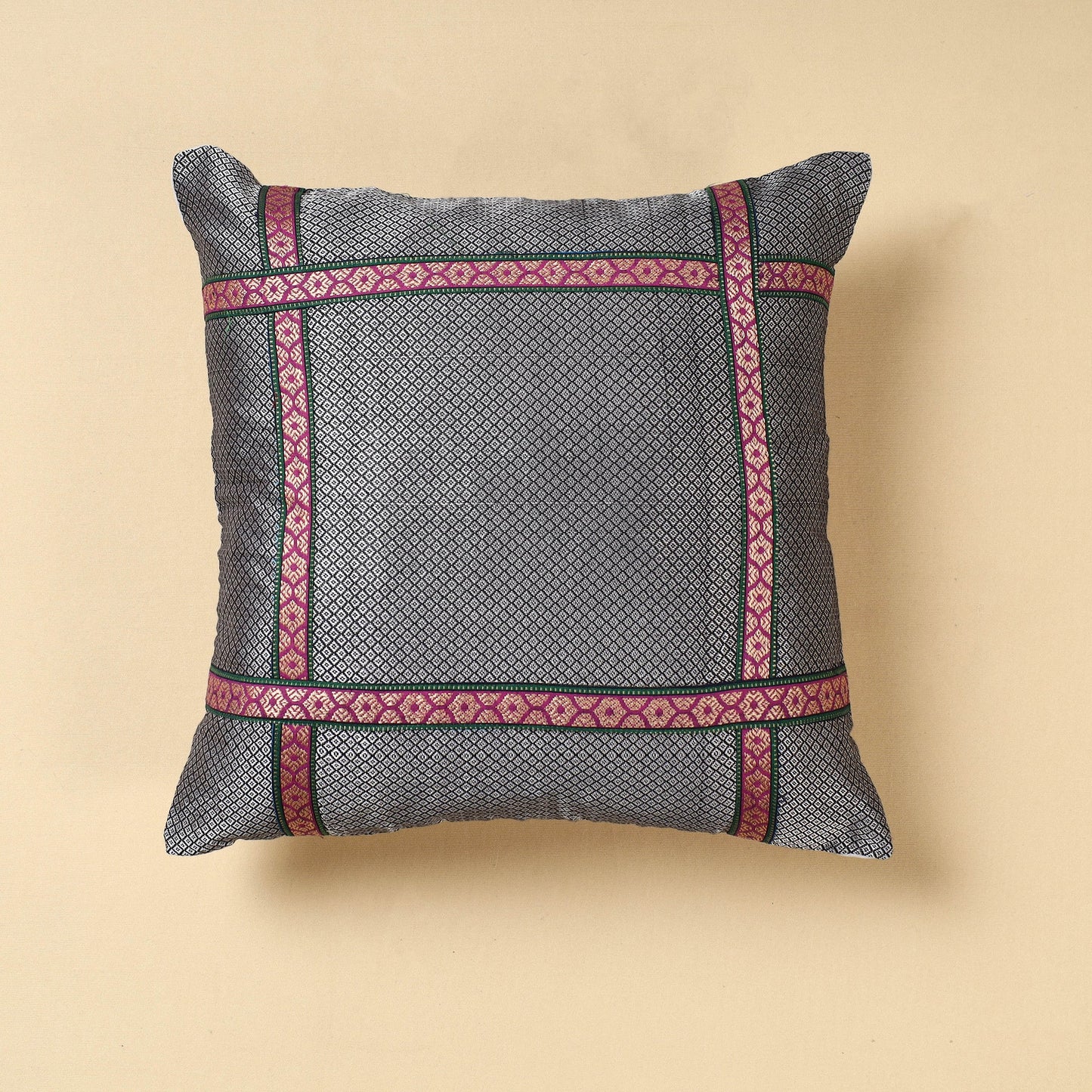 Buy Khun Weave Cotton Cushion Cover (16 x 16 in) Online at iTokri.com