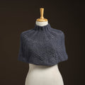 Grey - kullu karishma hand knitted merino wool neck warmer